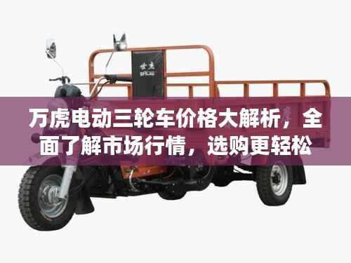 万虎电动三轮车价格大解析,全面了解市场行情,选购更轻松!